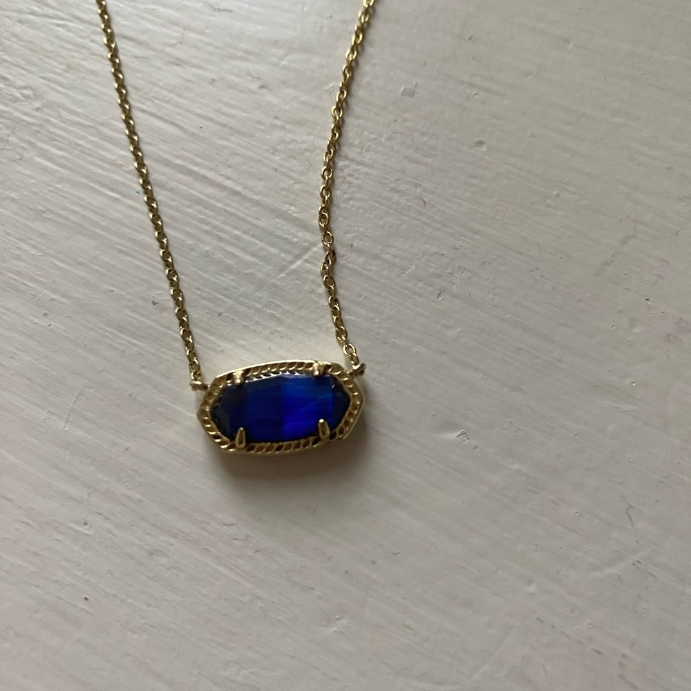 Blue Kendra Scott Necklace